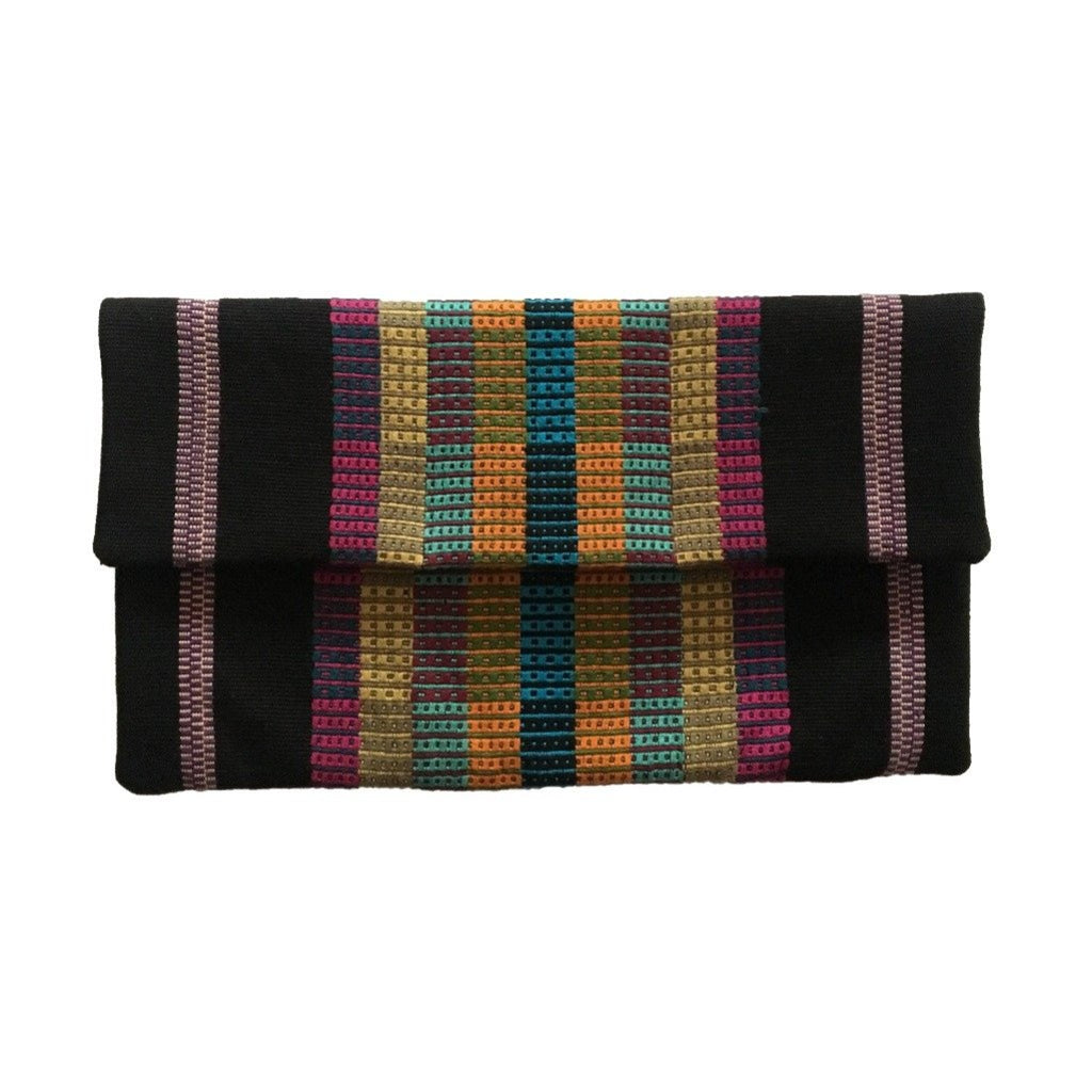 Handcrafted, naturally dyed clutch designed for The National Museum of Women in the Arts. Exclusively by Living Threads Co.