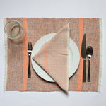 INDI placemats hand woven by Living Threads Co. partner artisans