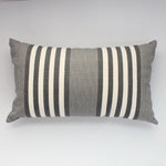 Eco dyed handwoven cotton pillow by Living Threads Co. artisans in Grey