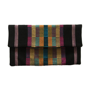 Handcrafted, naturally dyed clutch designed for The National Museum of Women in the Arts. Exclusively by Living Threads Co.